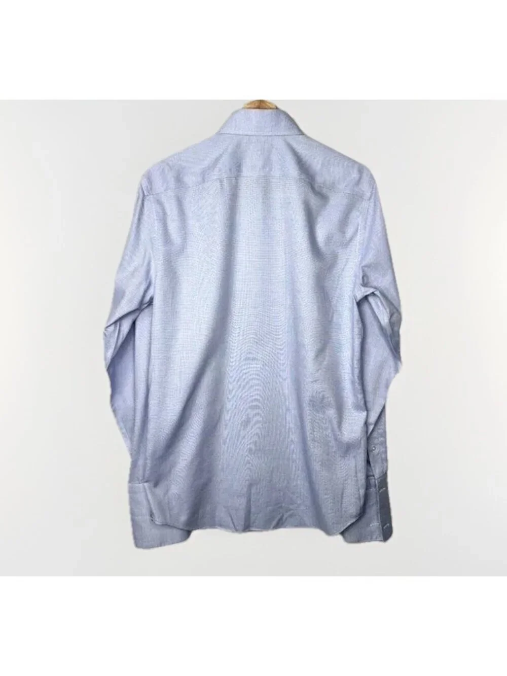 Banana Republic Camden Shirt Men S Blue Non Iron Stretch Button Up Standard Fit